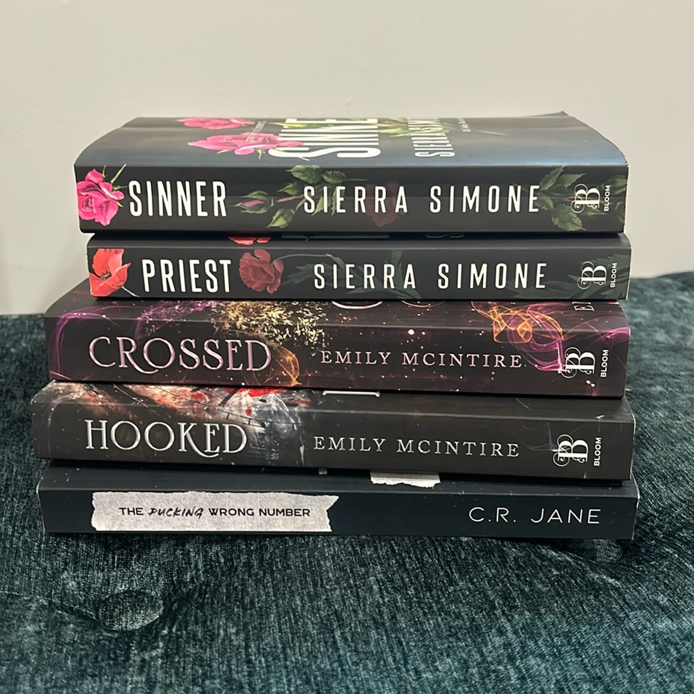 lot of 5 booktok books selling them all together